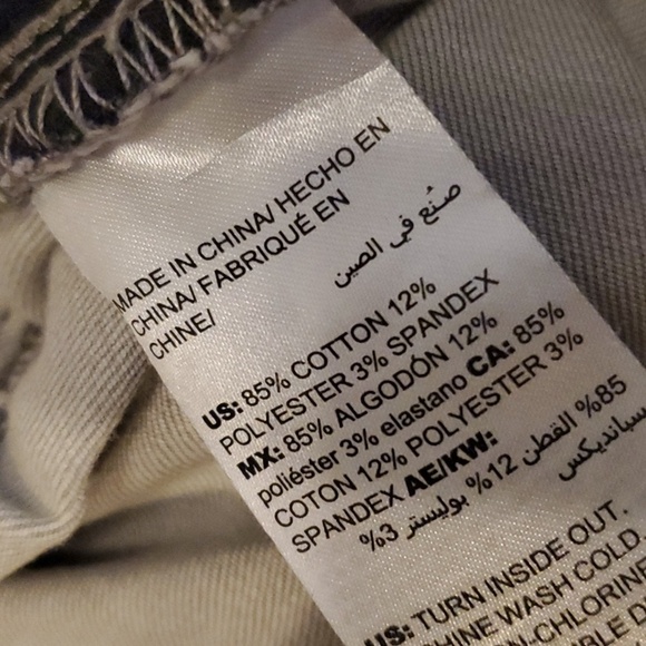 Chico’s jeans women’s size 6 small 0.5R grey elastic waist thin pliable … - Picture 13 of 16